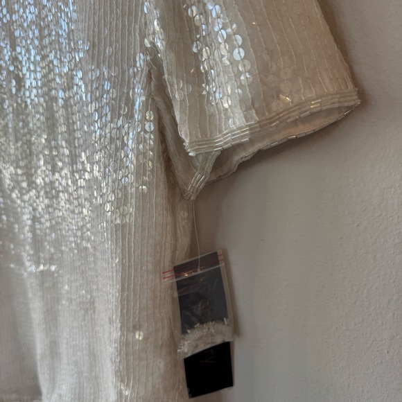 NWT Chaudry Sequin Top - Picture 2 of 5